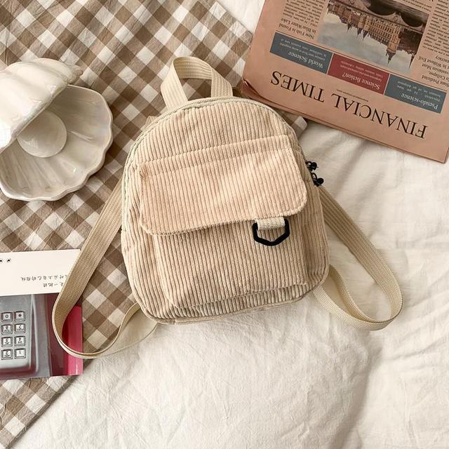 Mochila Mini de Pana para Mujer