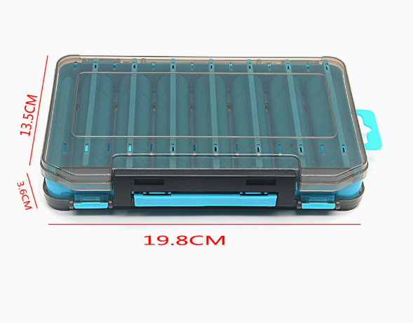 Caja de Pesca Duradera de Doble Cara