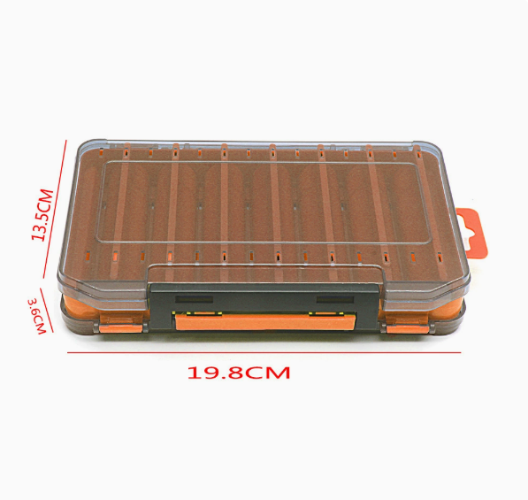 Caja de Pesca Duradera de Doble Cara