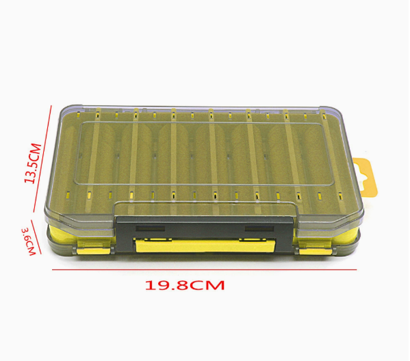 Caja de Pesca Duradera de Doble Cara