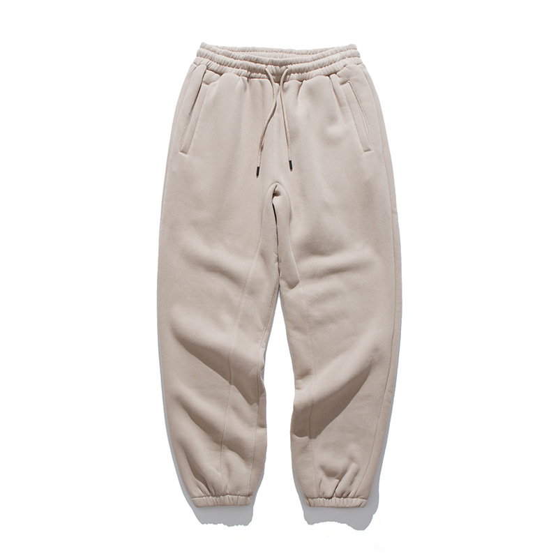 Pantalones de Terciopelo Gruesos con Cordón para Hombre de Otoño e Invierno