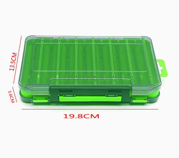 Caja de Pesca Duradera de Doble Cara