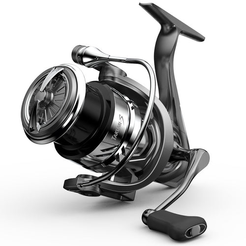 Carrete de Pesca de Metal con Doble Agarre para Aparejos Ligeros
