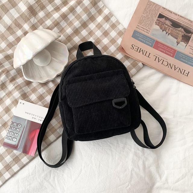 Mochila Mini de Pana para Mujer