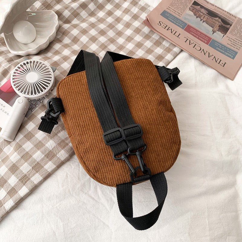 Mochila Mini de Pana para Mujer