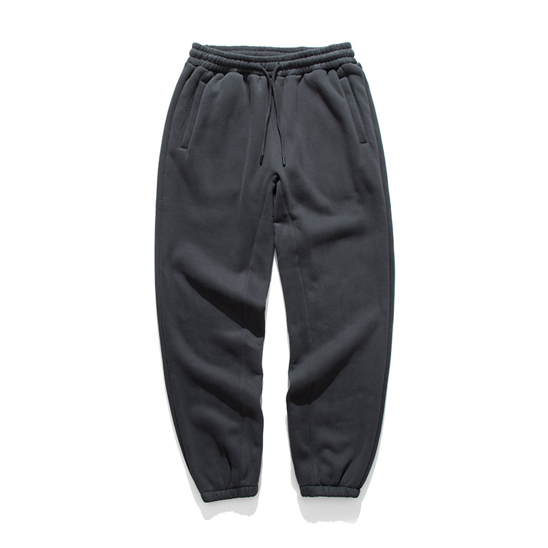 Pantalones de Terciopelo Gruesos con Cordón para Hombre de Otoño e Invierno